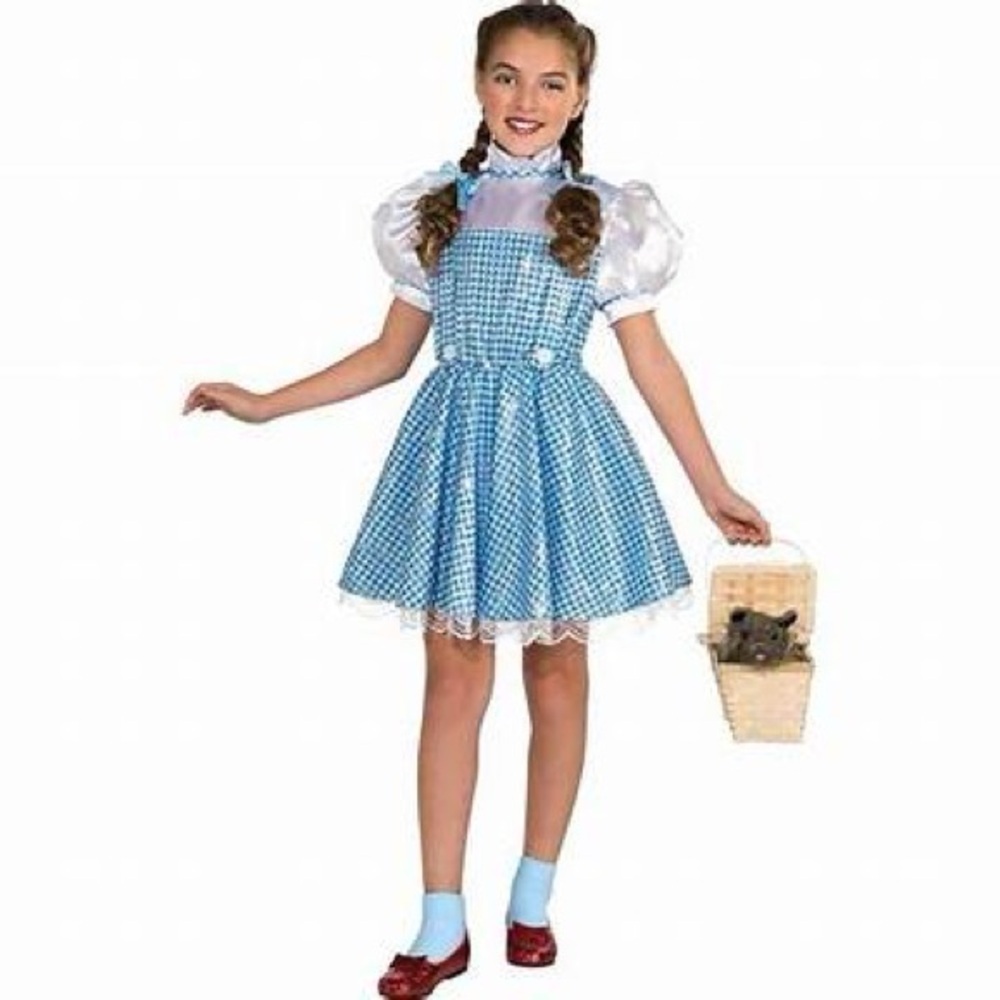 Dorothy blue and white gingham deluxe dress